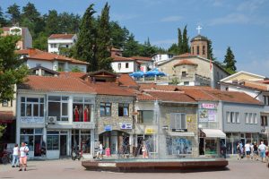 Piaţa Centrală din Ohrid